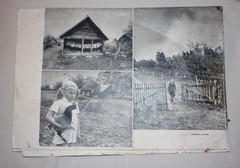 ORIGINAL ROMUALDAS RAKAUSKAS ART PHOTOGRAPHY SVENDUBRE VILLAGE x3