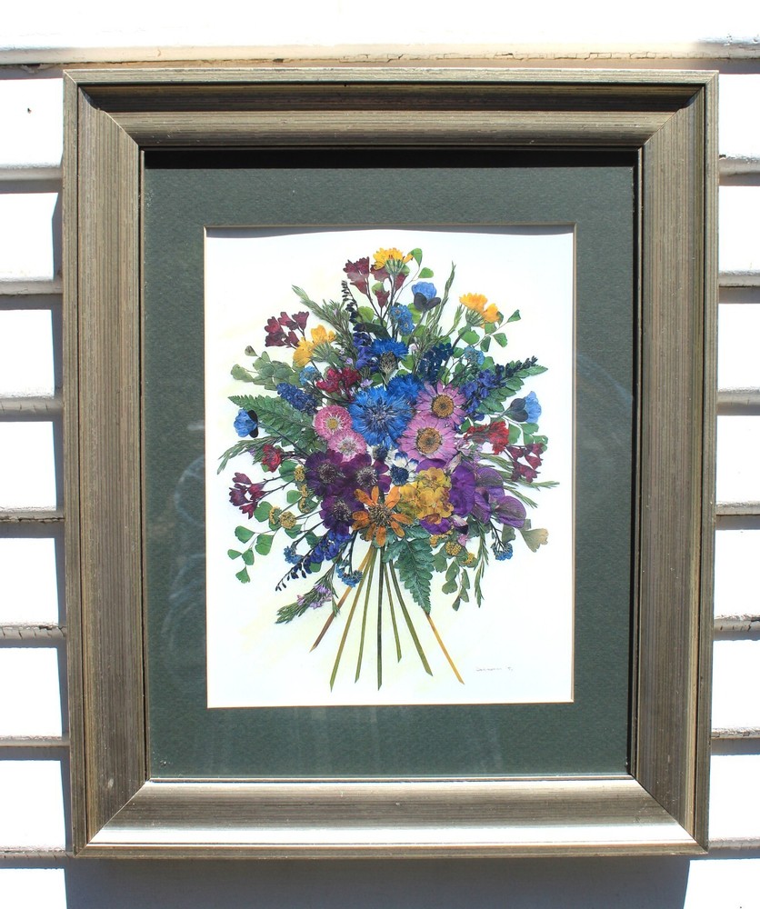 Original Fine Art Photography Still Life Flowers signed «Susan» Matted & Framed