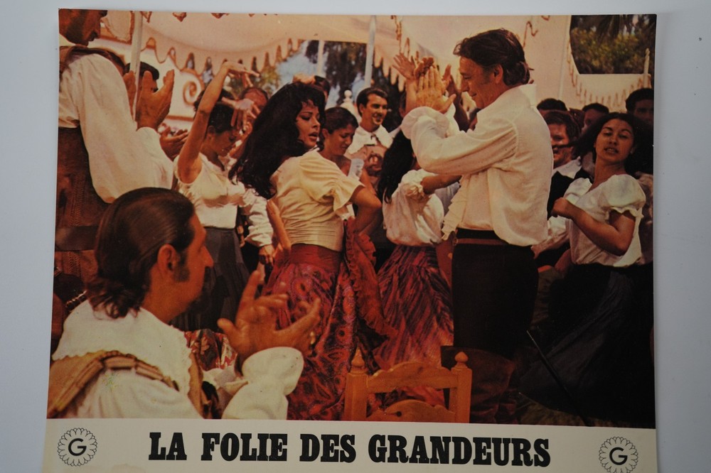 Photo Cinema Lobby Cards The Madness Of Greatness 22X28Cm 1970 Yves Montand