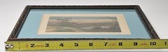 Antique Wallace Nutting 1920’s Framed Signed Mountainscape Hand Tinted Photo