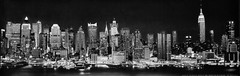 New York City ~ West Side Skyline ~ 36″x 11.75″ Lithographic Poster