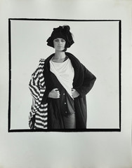 High Fashion Model 13 7/8 x 11 Photograph-C. 1980s-Mark Bugzester