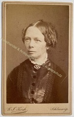 orig. CDV photo photograph woman lady picture old fashion around 1885 G F Koch Schleswig