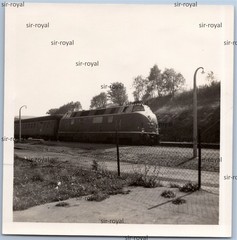 V 200 Diesel Locomotive Railway 1964 in Sommerau – 1960s – Photo 9x9cm