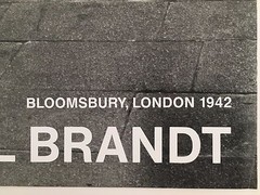 BILL BRANDT, BLOOMSBURY,LONDON 1942, RARE AUTHENTIC 1989 ART PHOTO PRINT