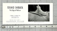 Toshio Shibata (b. 1949) Art Announcement Card 1996 – The Edge Of Nature