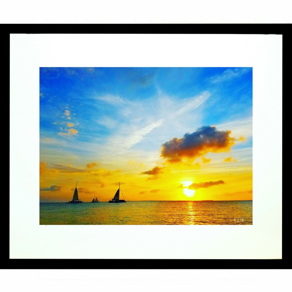KEY WEST Sailboat 11×14 Art Photo Photograph Print Friend Boating Boatlife Sail
