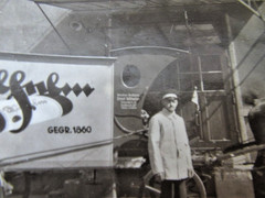 Photo, 8.5 x 11 cm, Dresden Bread Factory Ernst Wilhelm, Advertising, Horse Transport. 1920
