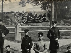 Vintage 1910-1912 German Military Photograph Patriotic Soldiers Commemorated
