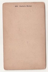 CdV photo Elisabeth Goethe Goethe’s mother around 1890 Sophus Williams Berlin (f2240