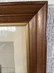 VTG “Efforts” Baby Potty Photo Print – Framed Fits 11×14