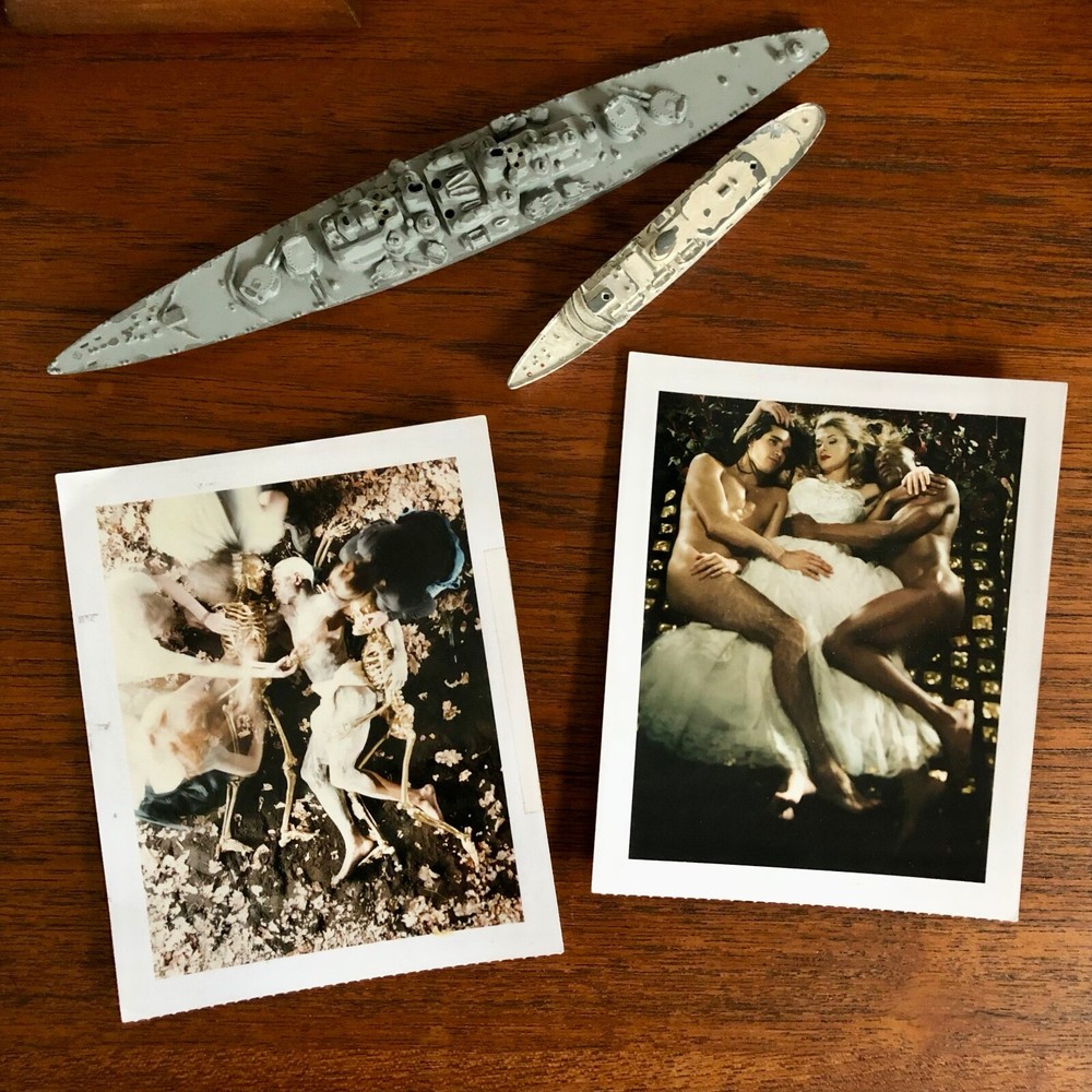 2 4×5 polaroid of Ken Moody. Robert Mapplethorpe Muse. Rare.
