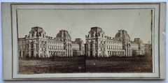 France Paris Museum Des Louvre c1858 Photo Stereo Album Vintage P77L8n