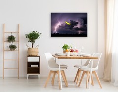 Lightning storm photography print firefly bug picture nature wall art photo