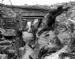 New World War I Photo: Entrenched British Troops, Battle of the Somme – 6 Sizes!
