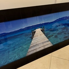Peter Lik «Tahoe Jetty» Lake Tahoe 1.5M Framed Picture w/ COA