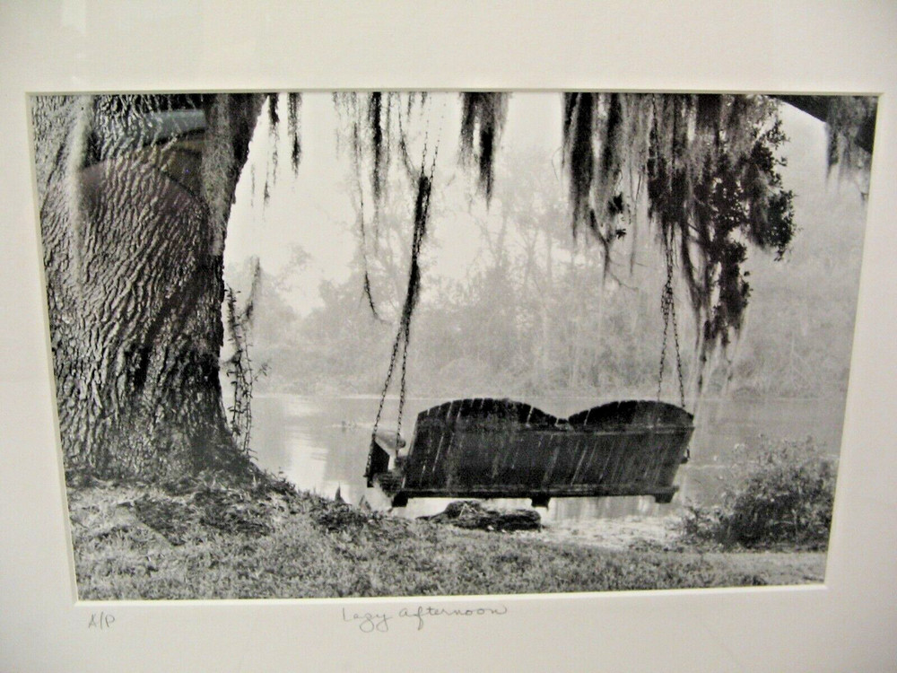 FRAMED MATTED PHOTOGRAPHY Lazy Afternoon 16 x 20 A/P by Larry Santucci