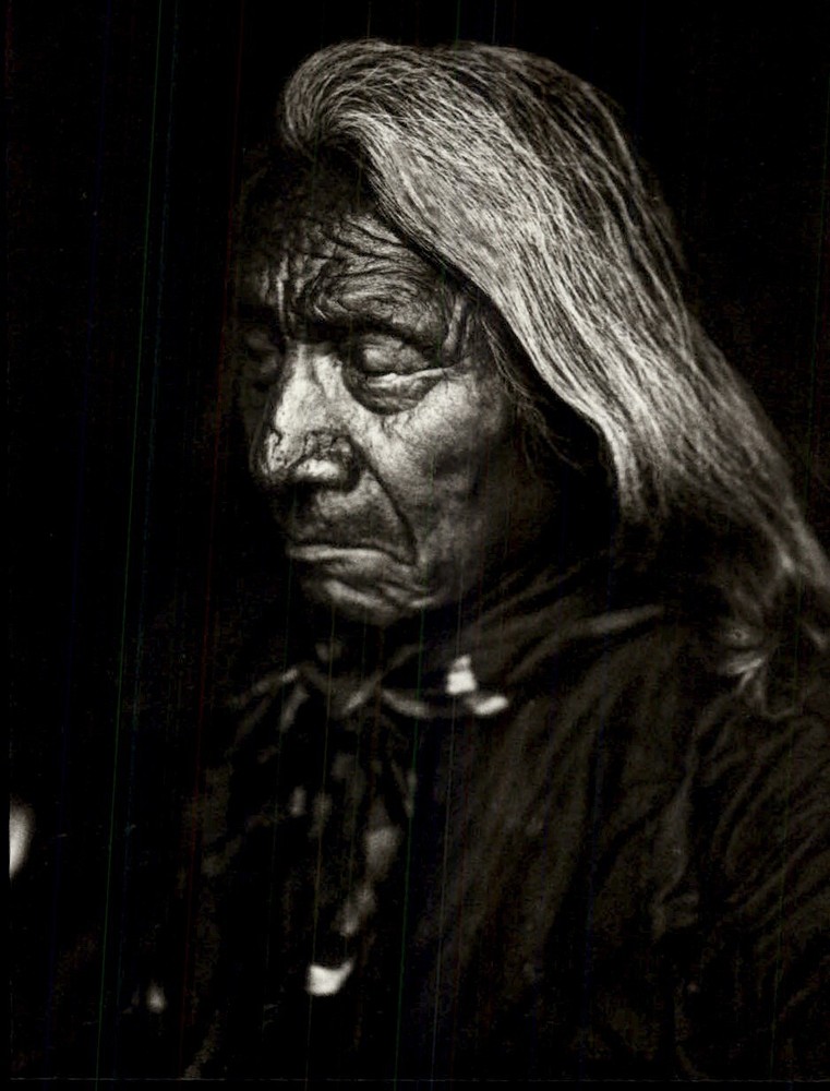 1972 Original Edward Curtis Oglala Sioux Red Cloud Indian Art Photo Gravure