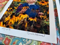 TWO! Dick Brown Photographs Amish children Signed & Numbered, Unframed