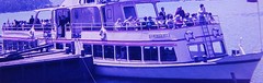 Achensee shipping steamer St. Benedict old slide 1963
