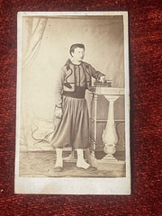 Antique Photo Circa 1890 CDV Zouave Portrait Soldier Militaria 19th Century