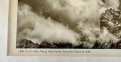 B&W Matted Signed Fine Art Photo Print «Half Dome Hide Away» Yosemite Sewell 5×7