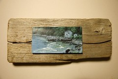 Driftwood Mounted Seascape – Fox Point Shanty, Nova Scotia