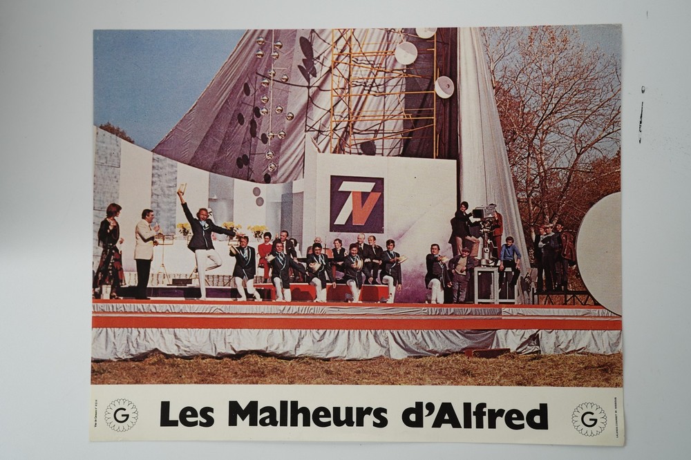 Photo Cinema Lobby Cards The Misfortunes Of Alfred 21X28Cm 1970 Pierre Richard