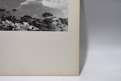 Vintage J.W. Howlett Black and White Photograph Focusing on a Beach