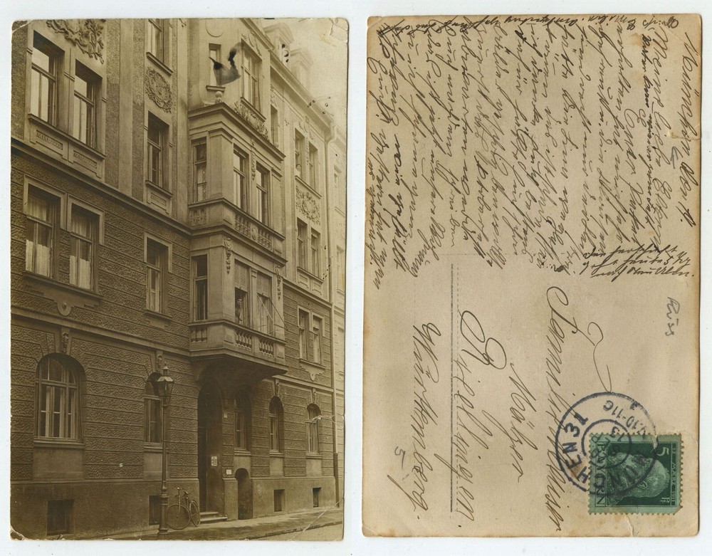 87032 – Town House – Photo as Postcard, Munich 20.9.1913