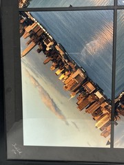 “Manhattan Skyline” David Smith Photography Framed New York City Pair Photos