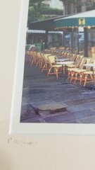Locke Heemstra Photograph «Les Deux Magots» Paris Framed /Ready to Hang 18 x 14″