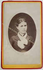 orig. CDV photo photograph woman lady picture old fashion around 1885