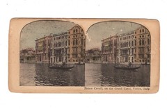 Stereoscopy Palazzo Cavalli / Grand Canal / Venezia Venice / Italy