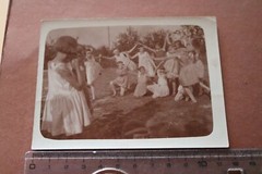 Great old photo – girl dancing – 1910-20 dress