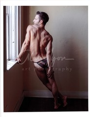 11 X 8.5 Alan Lyon Original Male Photo gay interest (4) The window Marcellus