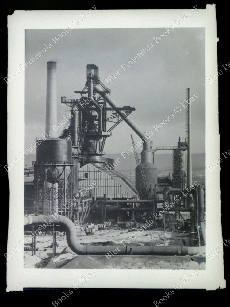 Large Glass Plate 13x18cm SUPERB OLD GRAPHIC PHOTO Industry Factory
