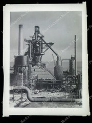 Large Glass Plate 13x18cm SUPERB OLD GRAPHIC PHOTO Industry Factory