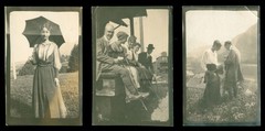 3x Bad Kohlgrub 1917 – People Going On Vacation – 1910s – Photo 5x8cm