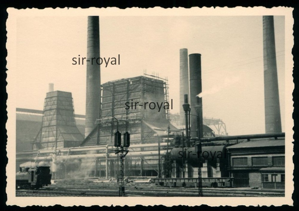 Gutehoffigungshütte Oberhausen 1950s – Industrial Engineering Mining – Photo 10x7cm