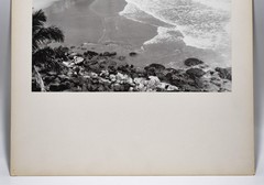 Vintage J.W. Howlett Black and White Photograph Focusing on a Beach