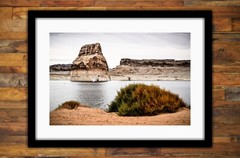 Lone Rock – Fine Art Photo Prints – Lake Powell Utah – Glen Canyon – Wahweap Bay