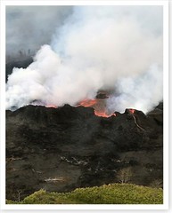 Kilauea Volcano Fissure 22 Aerial View Showing Lava 2018 Silver Halide Photo