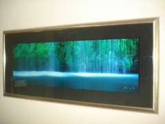 Peter Lik – Tranquility  #509/950 –  Silver Frame 1.5 Meter w/COA Mossbrae Falls