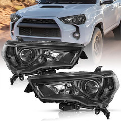 Fits Fits for 2014-2020 Toyota 4Runner Headlights Replacement Assembly, Black Ho