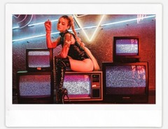 Art model Bradley Instax Wide Instant Film Print