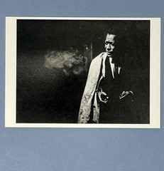 Miles Davis Art Print Card 1993 Photo By Leigh Wiener Fotofolio 4”x6” Jazz Music
