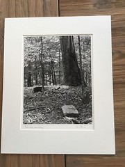 BRUCE BLUM SIGNED B&W Photo Print (13″X 10 «)–«Family Cemetary Eastern KY «