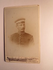 Hermann Bewer? Soldier in Uniform – Naval Battalion? / CDV Detlef Hahn Kiel