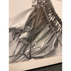Nautical Photograph Featuring Close up of Sails and Rigging Framed 36×30.5”